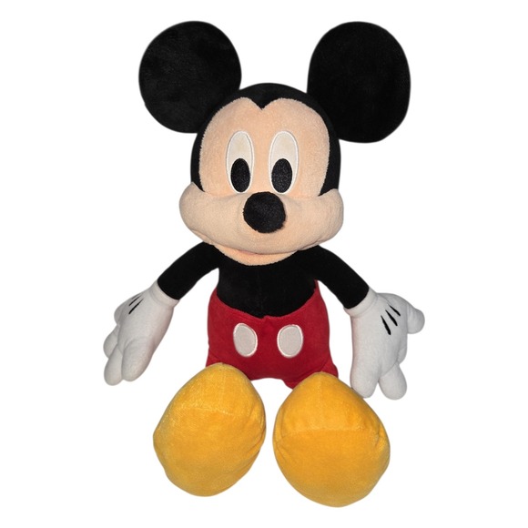 Disney Other - Disney Store Mickey Mouse Plush Classic Red Shorts Yellow Shoes Toy